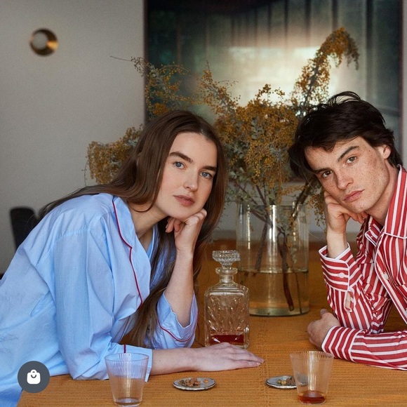 Marina Pajama Set Color: Blue End on End - Picture 8 of 12